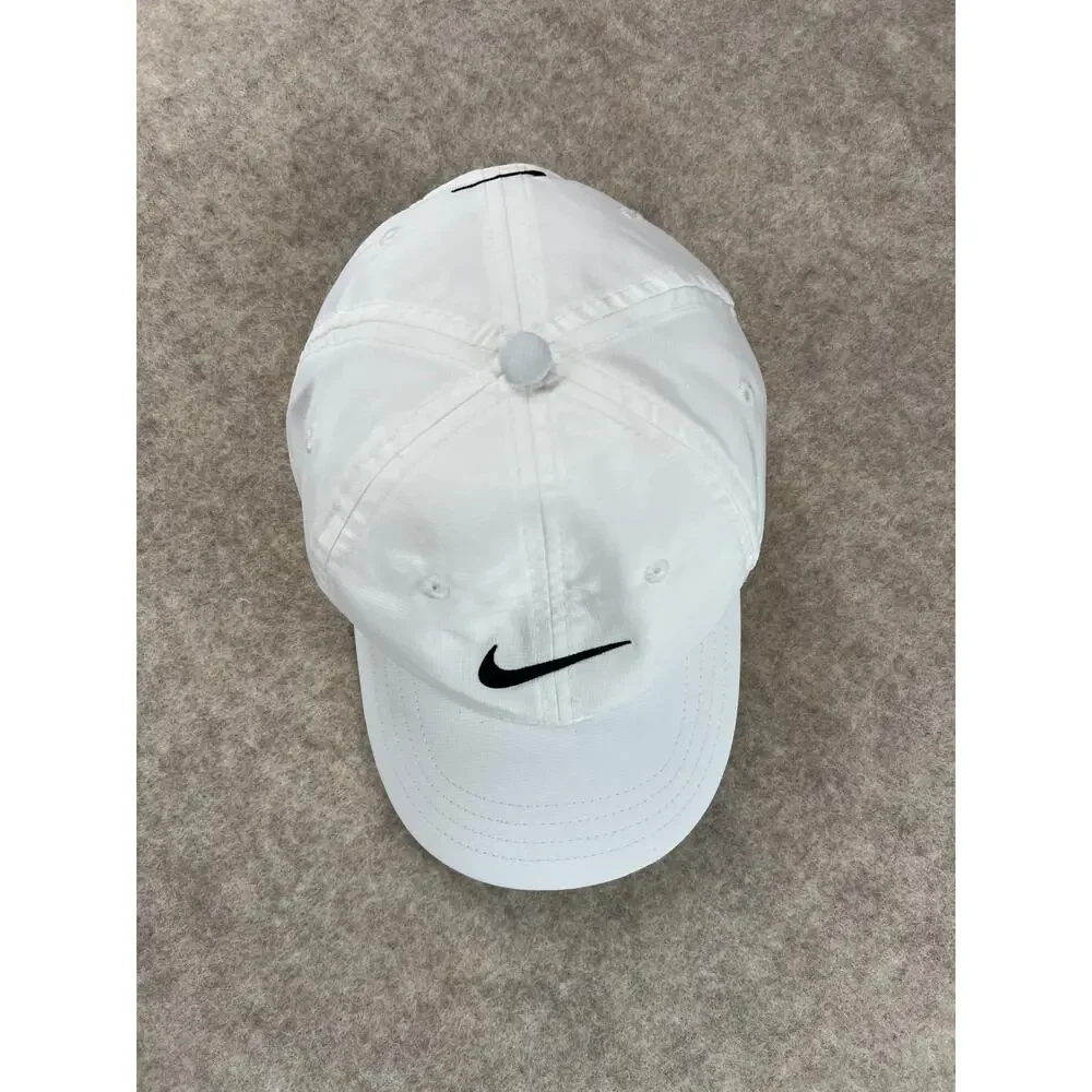 Nike White Baseball Cap Hat Boys Size 4-7 - Picture 2 of 6